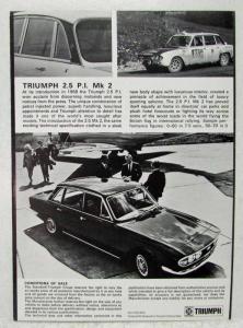 1971 Triumph Full Range Sales Folder