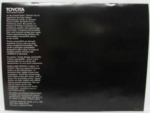 1970 Toyota Black Cover Full Line Sales Brochure