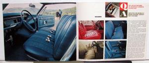 1968 Chevrolet Full Line Q&A Luxury Sport Sedans Wagons Sales Brochure Original