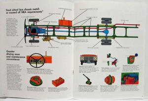 1971 Ford Truck School Bus Chassis B-Series Sales Brochure
