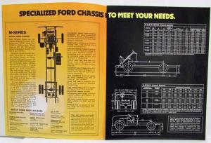1974-1975 Ford Chassis Models M-Series P-Series and B-Series Sales Folder