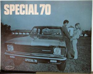 1970 Chevrolet Special Sales Data Sheet Spanish Text Argentinian Market Original
