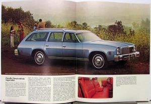 1977 Chevrolet Vega Chevelle Suburban Blazer Sportvan Wagons Sales Brochure