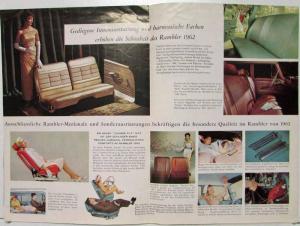 1962 AMC Rambler Sales Folder - German Text