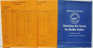 1962 AMC Used Car Sales-Action Kit with Envelope