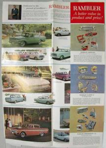 1962 AMC Rambler American Classic Ambassador New Style Sales Folder Mailer Orig