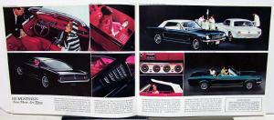 1965 Ford 5 Different Total Performance Cars Sales Brochure Mustang - Canadian