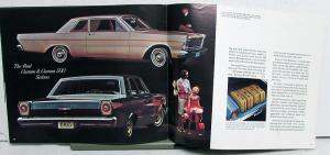 1965 Ford The Total Performance Sales Brochure Galaxie Country Custom - Canadian