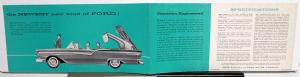 1957 Ford Skyliner Hide Away Retractable Hardtop Sales Brochure