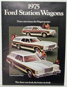 1975 Ford Station Wagons Sales Brochure - Canadian