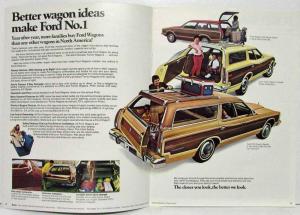 1975 Ford Station Wagons Sales Brochure - Canadian
