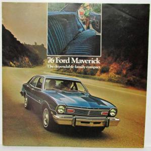 1976 Ford Maverick The Dependable Family Compact Sales Folder - Canadian REVISED
