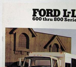 1979 Ford L-Line 600-800 Series Truck Sales Brochure