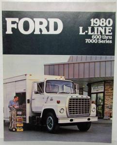 1980 Ford L-Line 600-7000 Series Truck Sales Brochure