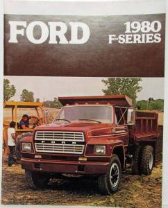 1980 Ford F-Series with New Medium-Duty Diesel Power Sales Brochure
