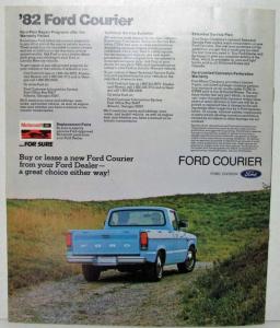 1982 Ford Courier Sales Brochure