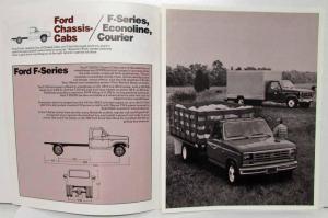 1982 Ford Chassis-Cabs Sales Brochure