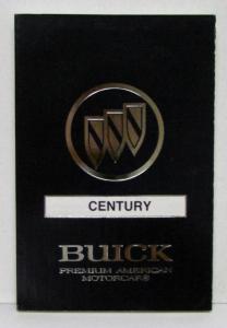 1990 Buick Century Owners Operators Manual Original
