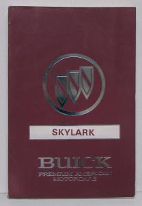 1991 Buick Skylark Owners Operators Manual Original