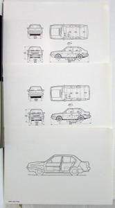 1985 Volvo 300 Series Netherland Press Kit Sales Brochure Tech Shts Releases