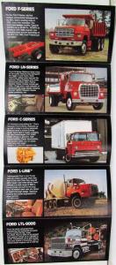 1983 Ford Big News on Trucks Inside Sales Folder Mailer