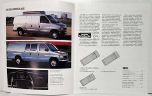 1995 Ford Vans Sales Brochure