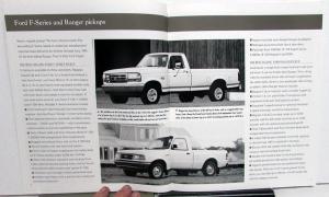 1996 Ford Commercial Trucks Sales Brochure F-150 F-250 F-350 Ranger Econoline