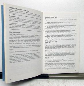 1974 Ford Custom Galaxie LTD Owners Operators Manual Original
