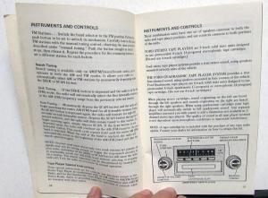 1977 Ford LTD II and Ranchero Owners Operators Manual Original