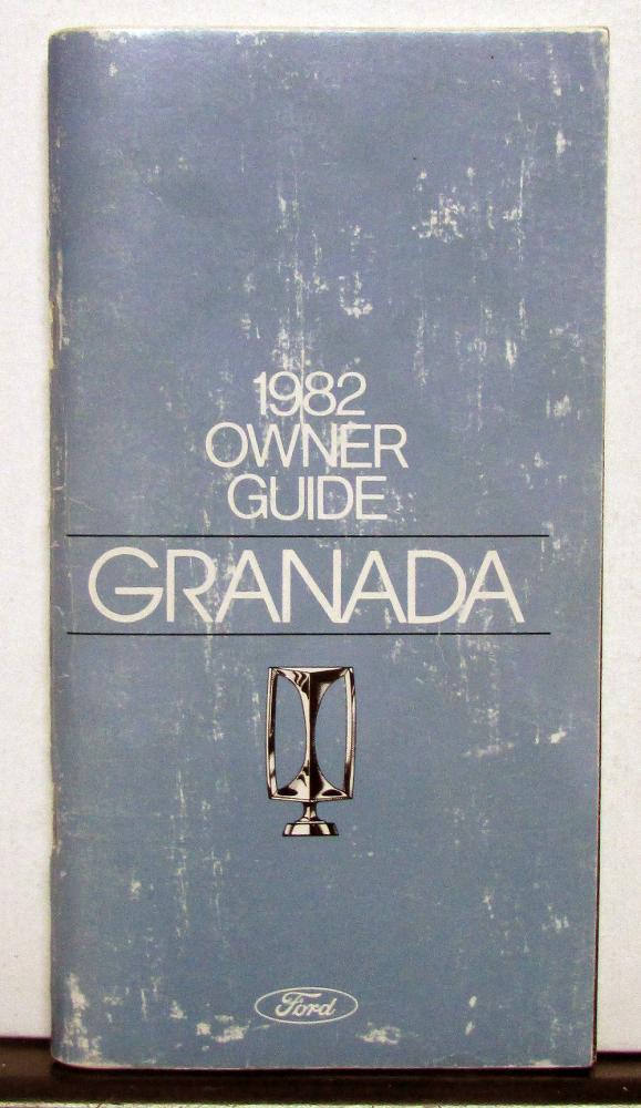 1982 Ford Granada Owners Operators Manual Original