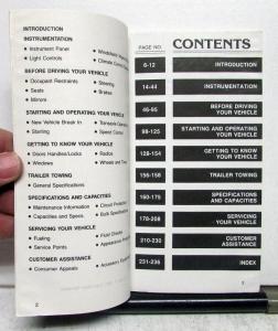 1987 Ford Escort EXP Owners Operators Manual Original
