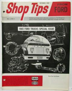 1964 October Ford Shop Tips Vol 2 No 8 Trucks Special Issue