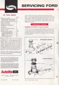 1969 February Ford Shop Tips Vol 7 No 6 Servicing Brake Systems Pt 2