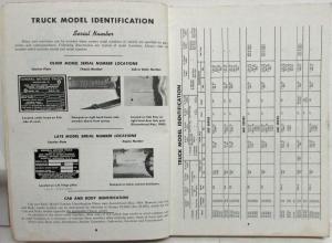 1949-1954 GMC Truck Dealer Master Parts Book H/D Models H520-970 DW980-67