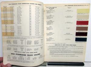 1954 Studebaker Commander Champion Paint Chips By Dupont