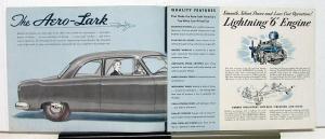 1952 Willys Aero Lark Presents A Great Car Value Sales Brochure & Specifications