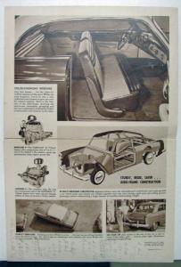 1953 Willys Aero Eagle Ace Lark Falcon Newspaper Like Sales Brochure