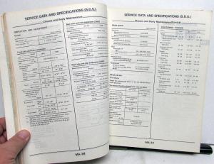 1987 Nissan Stanza Wagon Service Shop Repair Manual Model M10 Series