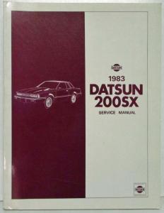 1983 Datsun 200SX Service Shop Repair Manual Model S110 Series