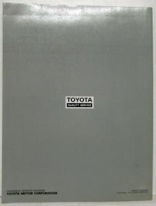 1999 Toyota Land Cruiser Electrical Wiring Diagram Manual for USA