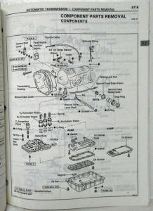1995 Toyota Automatic Transmission Service Repair Manual A340F A343F US & Canada