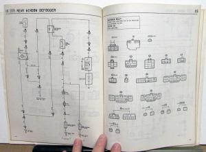 1987 Toyota Corolla FF Electrical Wiring Diagram Manual US & Canada
