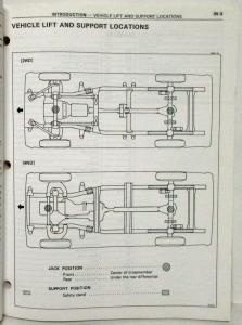 1993 Toyota Truck Service Shop Repair Manual Volume 1 Only US & Canada