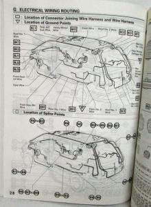 1993 Toyota Previa Electrical Wiring Diagram Manual US & Canada