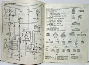 1986 Toyota Celica Supra Electrical Wiring Diagram Manual US & Canada