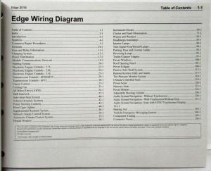 2016 Ford Edge Electrical Wiring Diagrams Manual