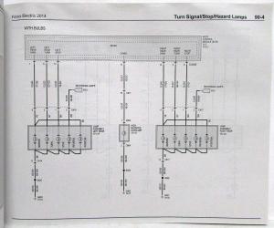 2014 Ford Focus Electric Electrical Wiring Diagrams Manual