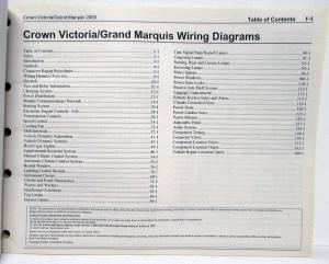 2009 Ford Crown Victoria & Mercury Grand Marquis Electrical Wiring Diagrams