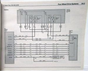 2009 Ford F-250 350 450 550 Super Duty Pickup Electrical Wiring Diagrams Manual