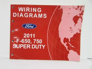 2011 Ford F-650 750 Super Duty Trucks Electrical Wiring Diagrams Manual